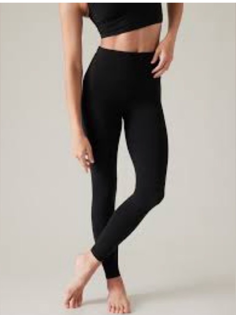 Athleta Ultra High Rise Elation 7/8ths Tight Black Leggings XXS - Picture 2 of 6
